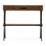 Hammered Iron Side Table with Drawer