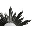 Small Black Sunburst Mirror