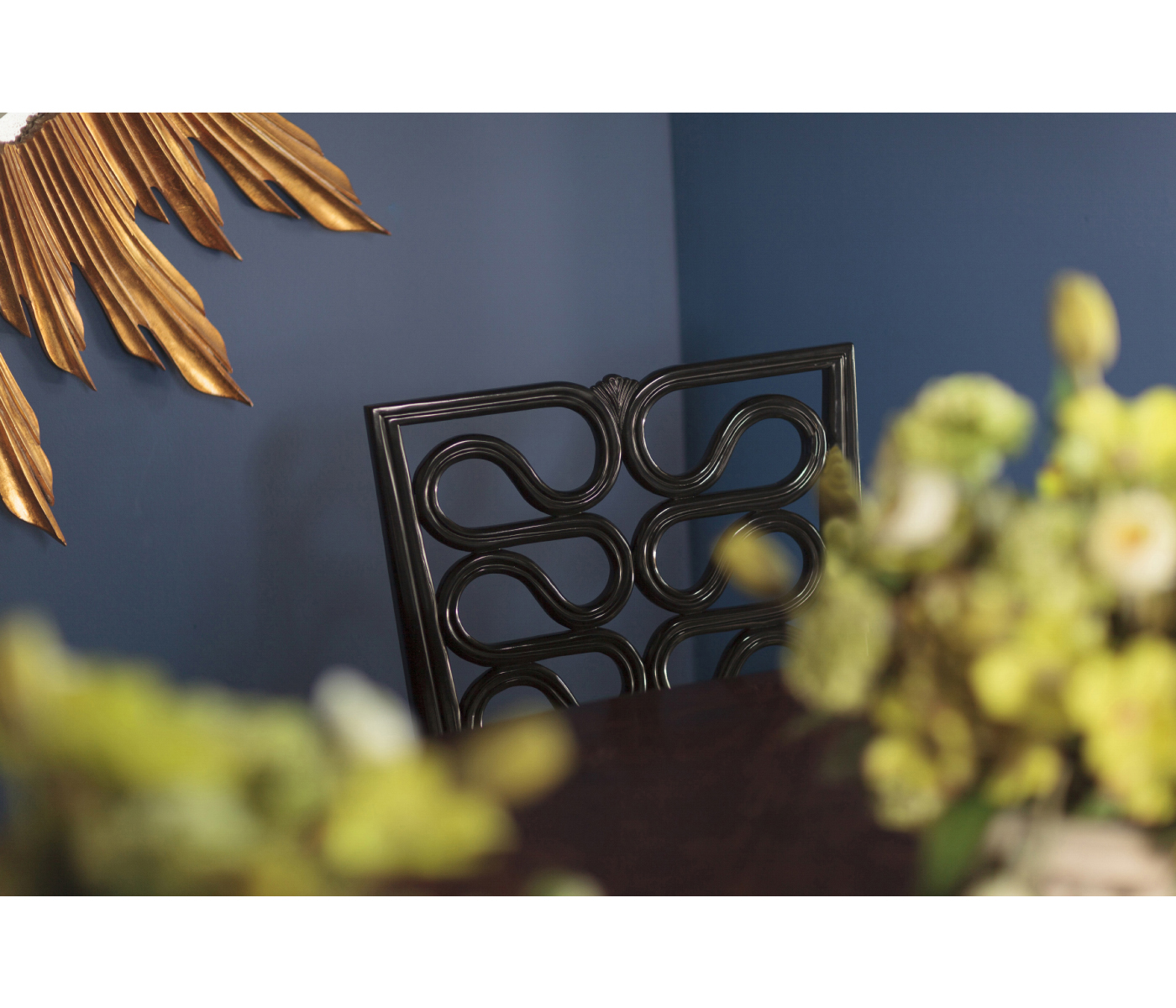 Large silver sunburst mirror