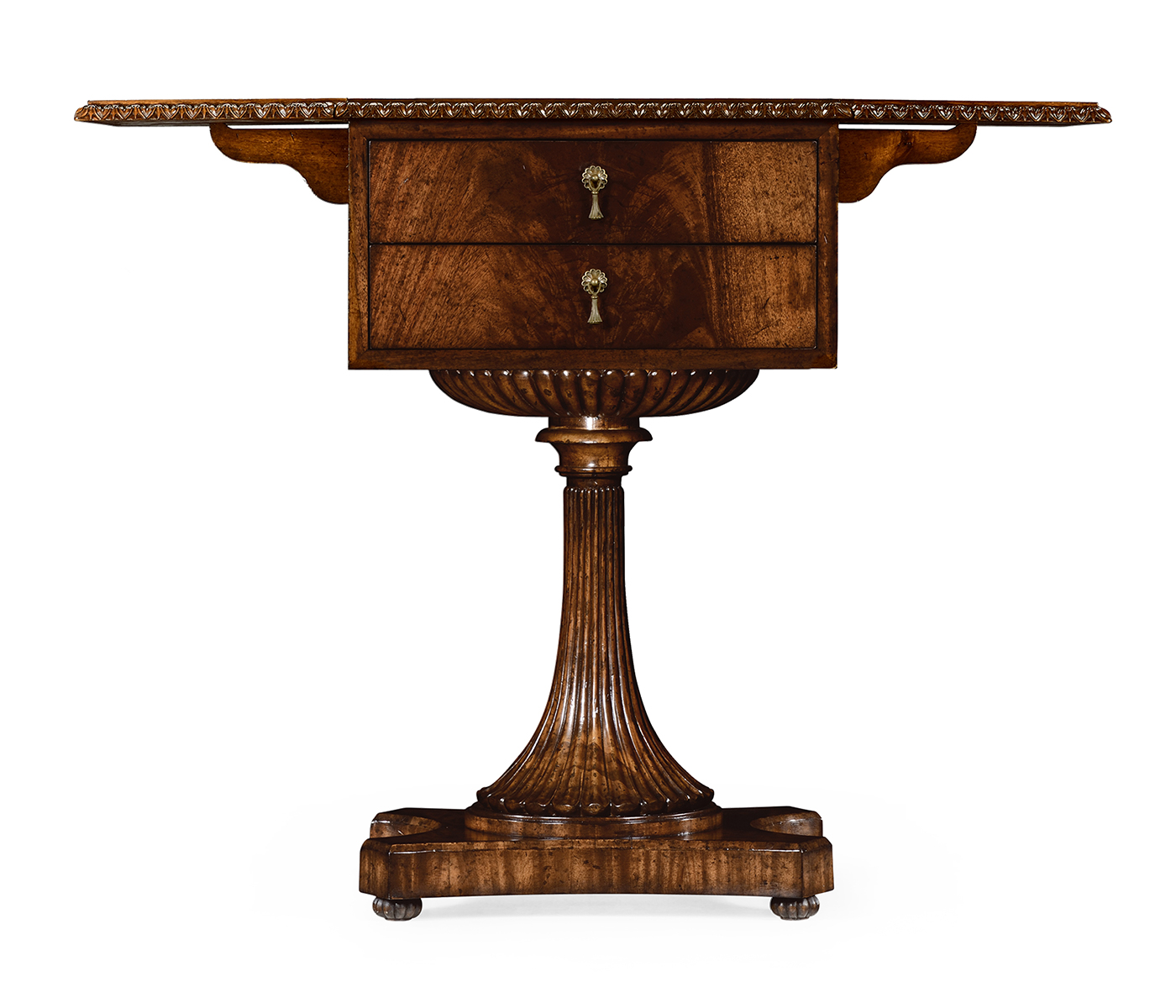 William IV Mahogany Table with Side Panels