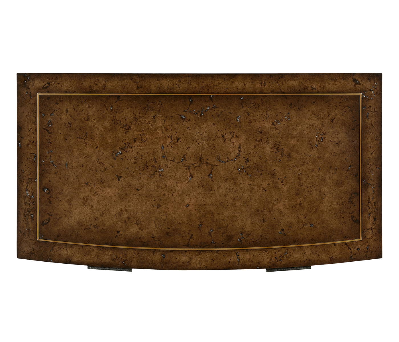 Burl oak chest four drawers