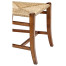 Rustic Walnut Church Dining Side Chair