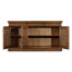 Walnut sideboard with lattice doors