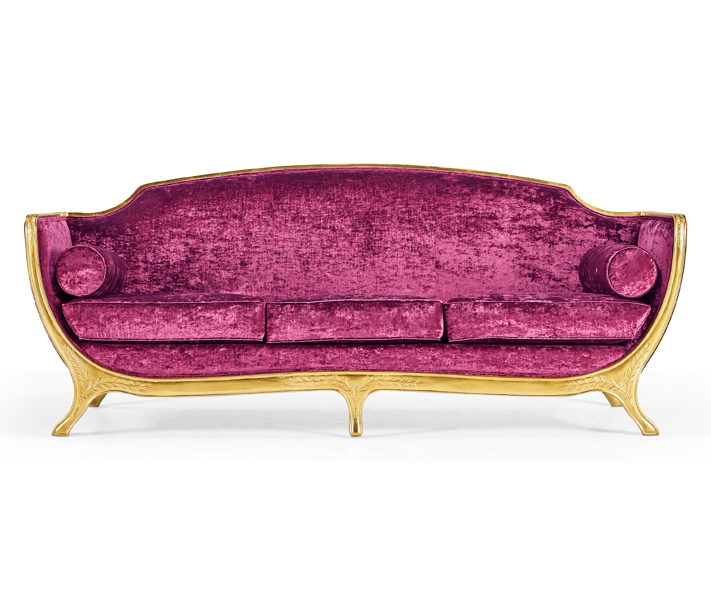 Empire Style Sofa with Gold Leaf