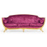 Empire Style Sofa with Gold Leaf