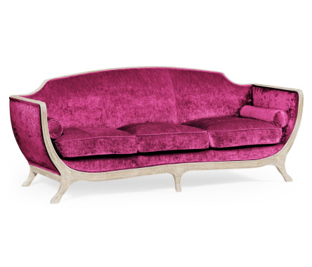 Empire Style Limed Tulip Wood Sofa