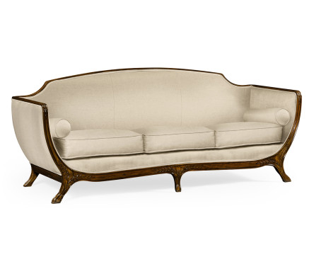 Empire Style Walnut Sofa