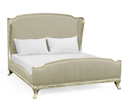 Louis XV Grey Weathered US King Bed