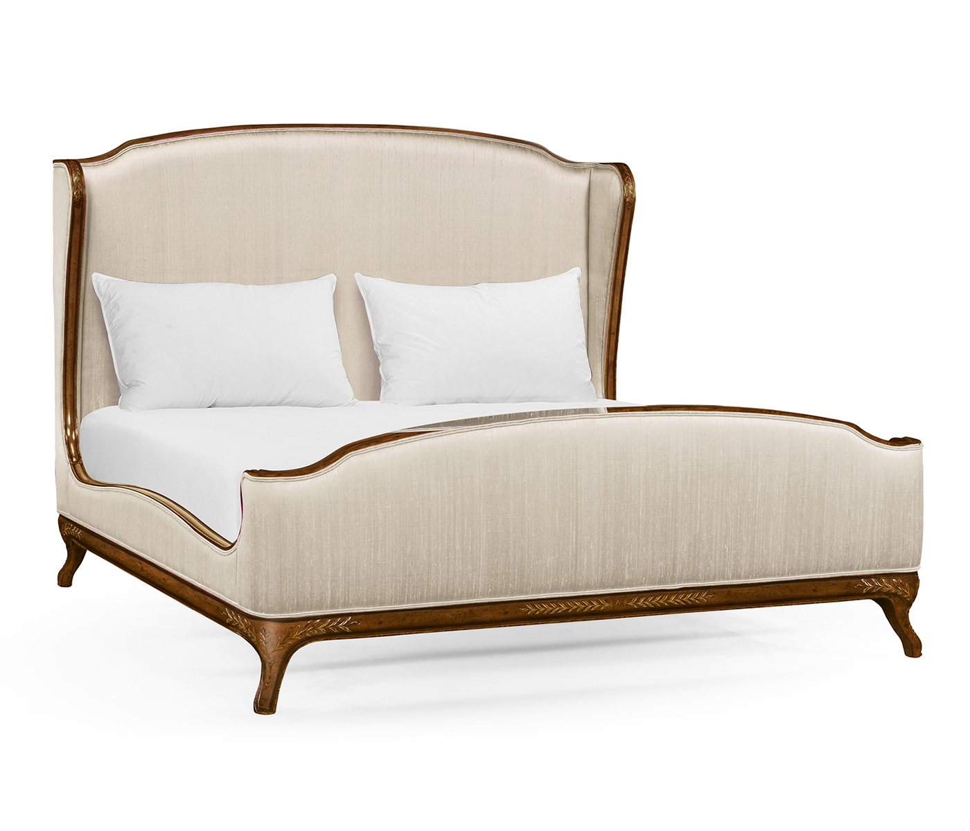 Louis XV Walnut US King Bed