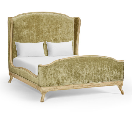 Louis XV Limed Tulip US Queen Bed