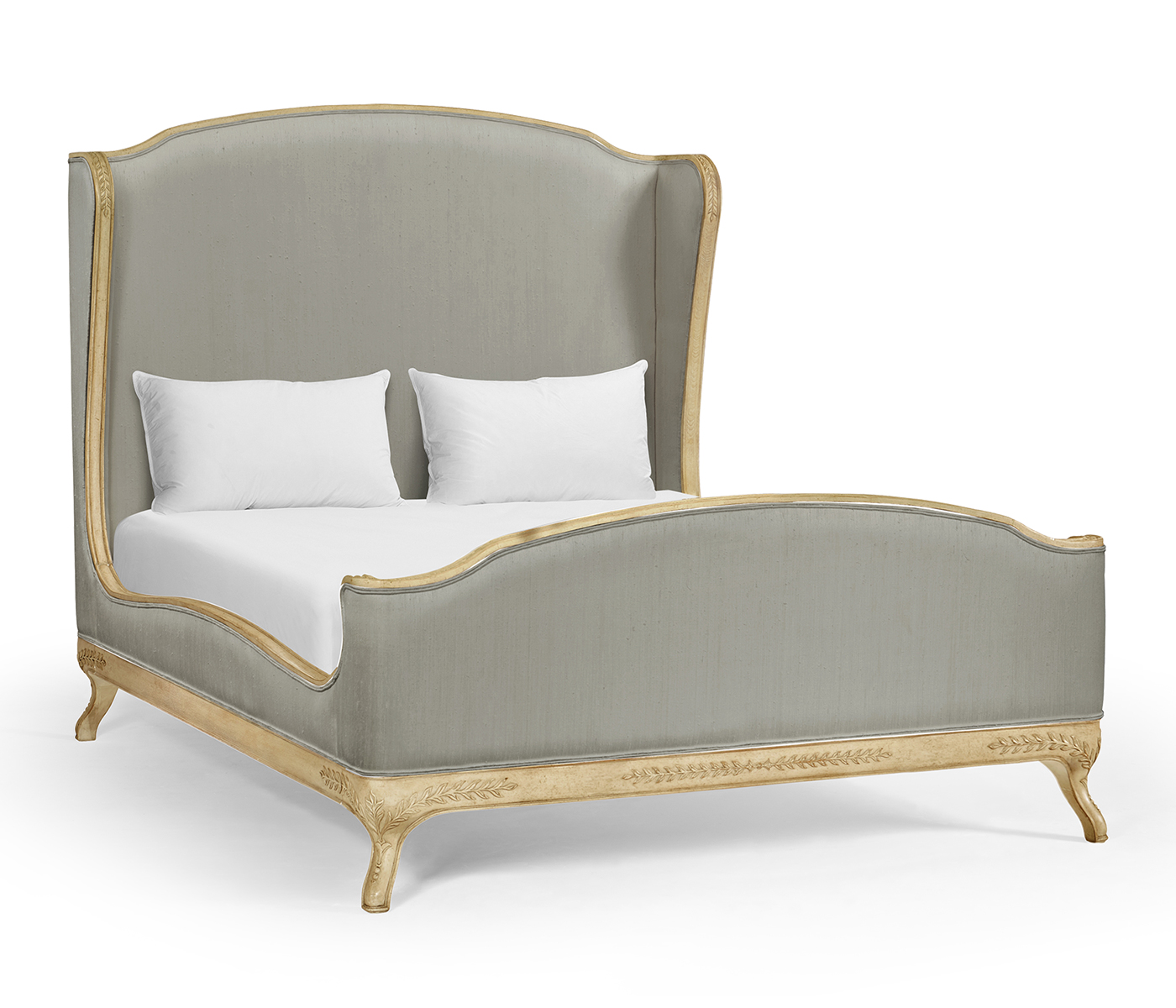 Louis XV Limed Tulip US Queen Bed