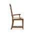 Casual Walnut Ladderback Arm Chair