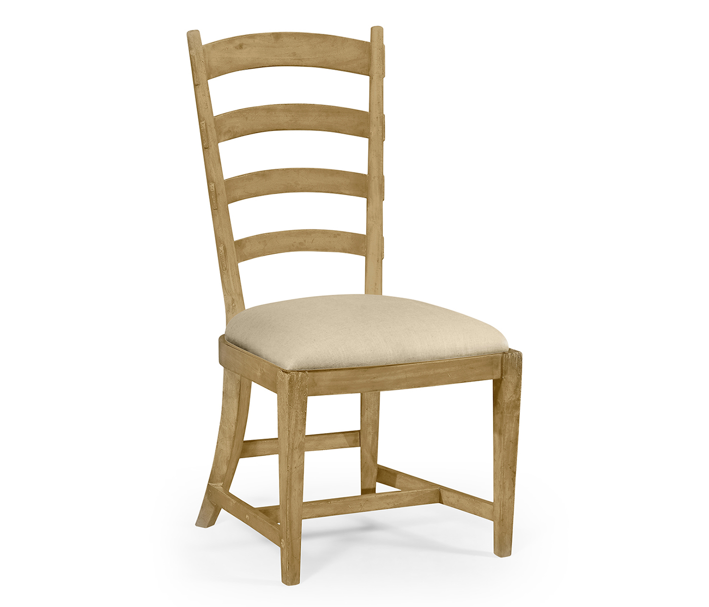 Traditional Natural Oak Ladderback Side Chair