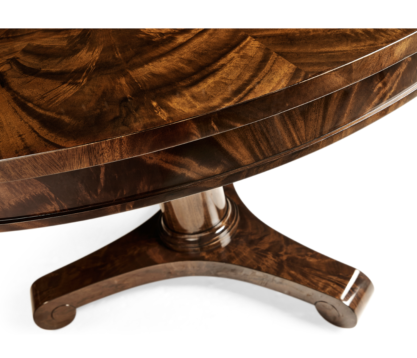Flame Mahogany Biedermeier Breakfast Table