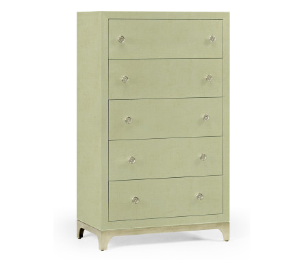 Tall chest with blazer buttons (Lichen/Silver)