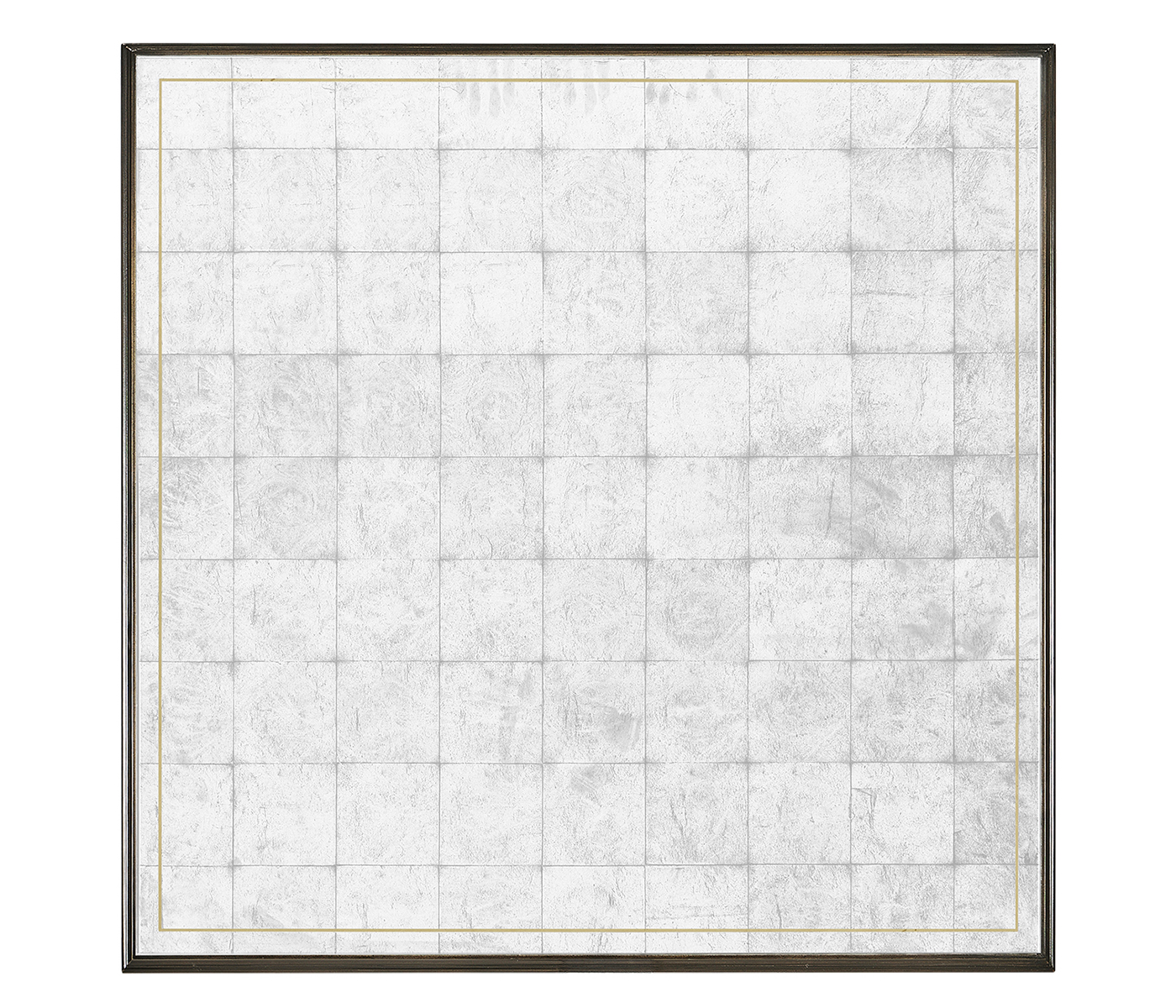 Églomisé and Bronze Square Coffee Table