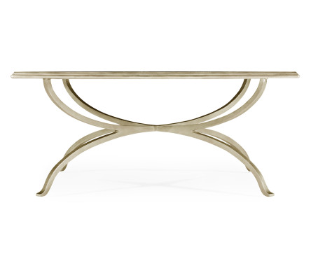Églomisé and Silver Square Coffee Table