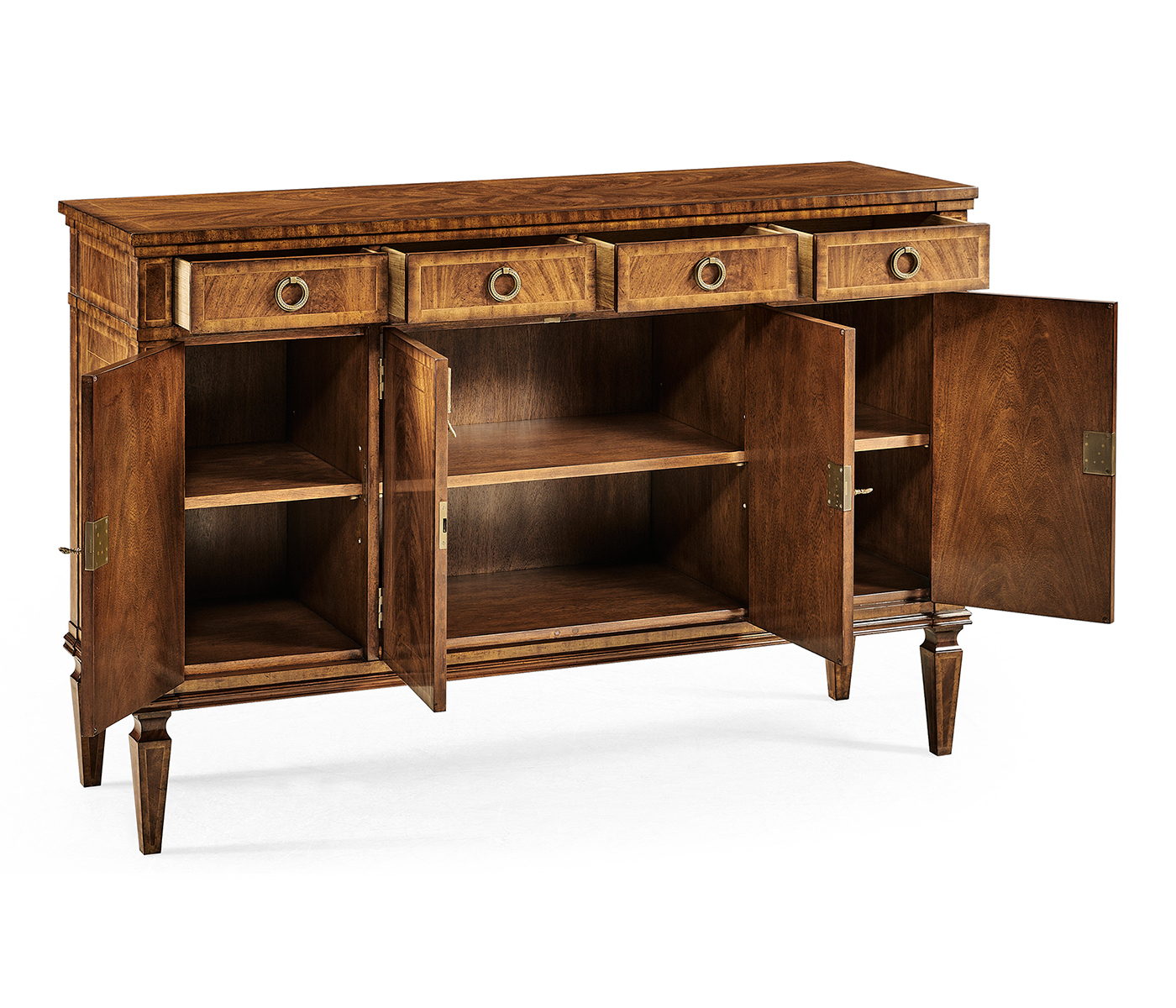 Windsor Regency Crotch Walnut Sideboard