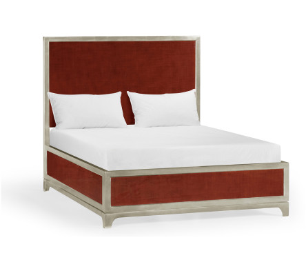 Lipstick & Silver UK Queen Bed
