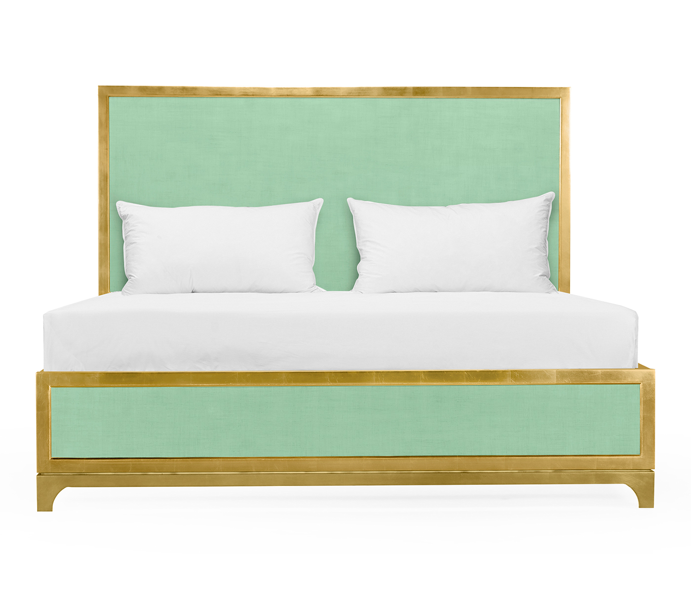Robin's Egg & Gold US King Bed
