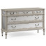 Grey Painted And Antiqued Chest of Drawers