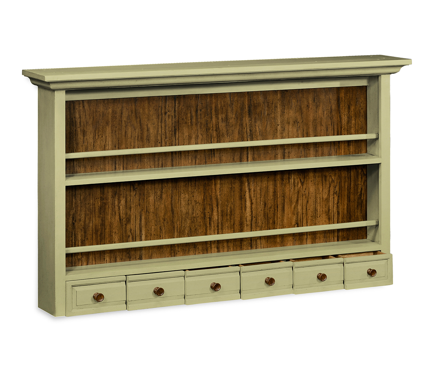 Gustavian Style Walnut Plate Rack