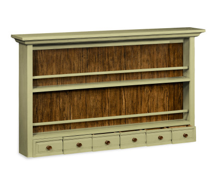 Gustavian Style Walnut Plate Rack