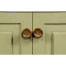 Gustavian style two door cupboard with drawers