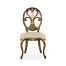 Sheraton Walnut Oval Back Side Chair