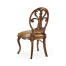 Sheraton Walnut Oval Back Side Chair