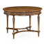 Napoleon III style circular centre table with fine inlay