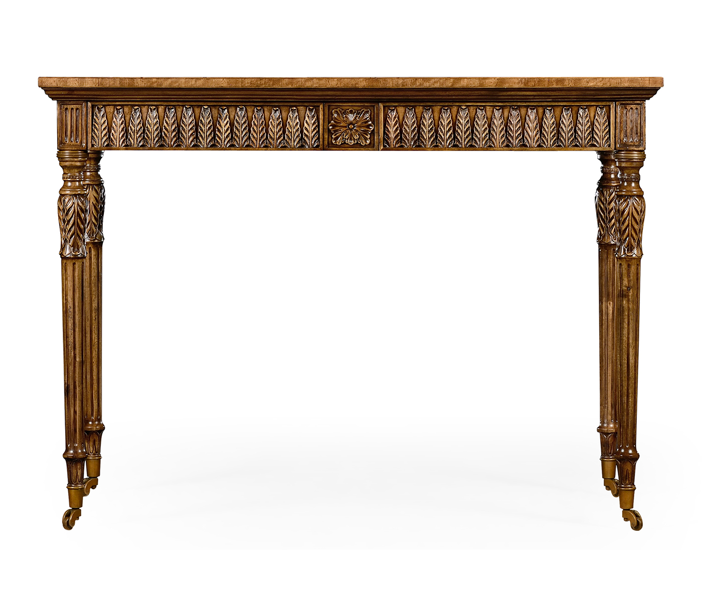 Napoleon III style bureau plat with fine inlay