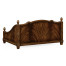 Rectangular Four Poster Mahogany Dog Bed