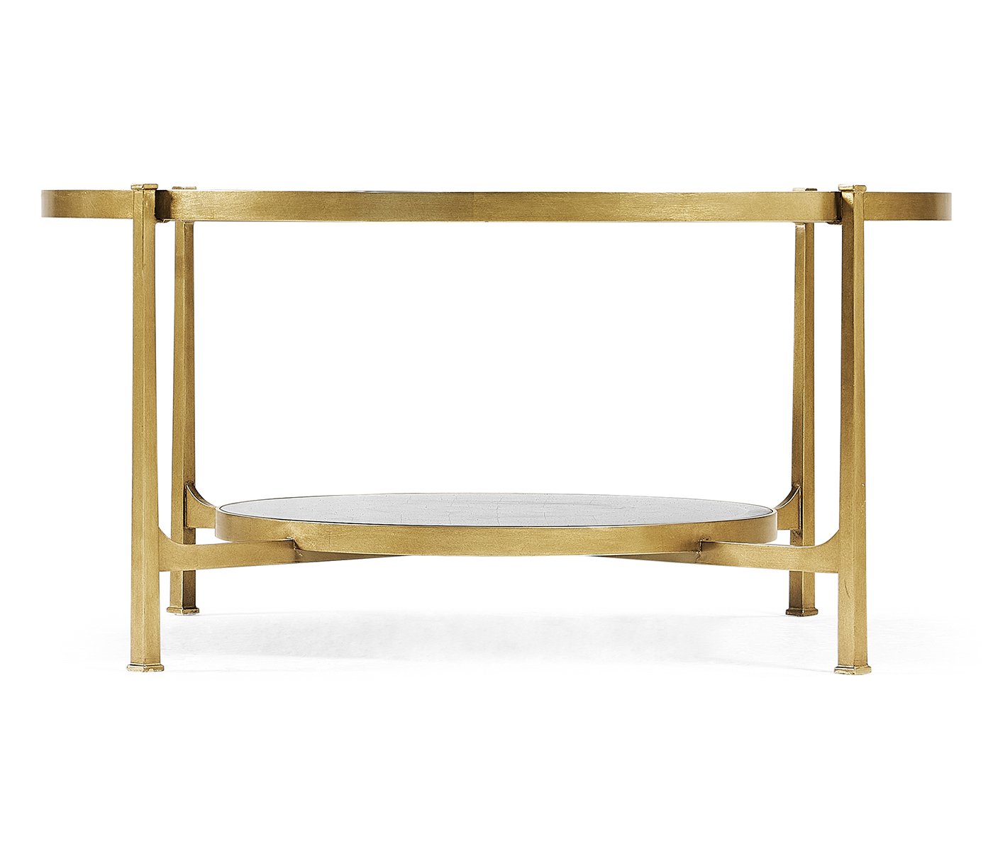 Églomisé Glass Gilded Coffee Table