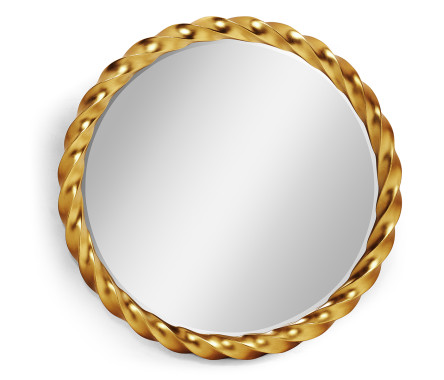 45'' Gilded Twisted Mirror