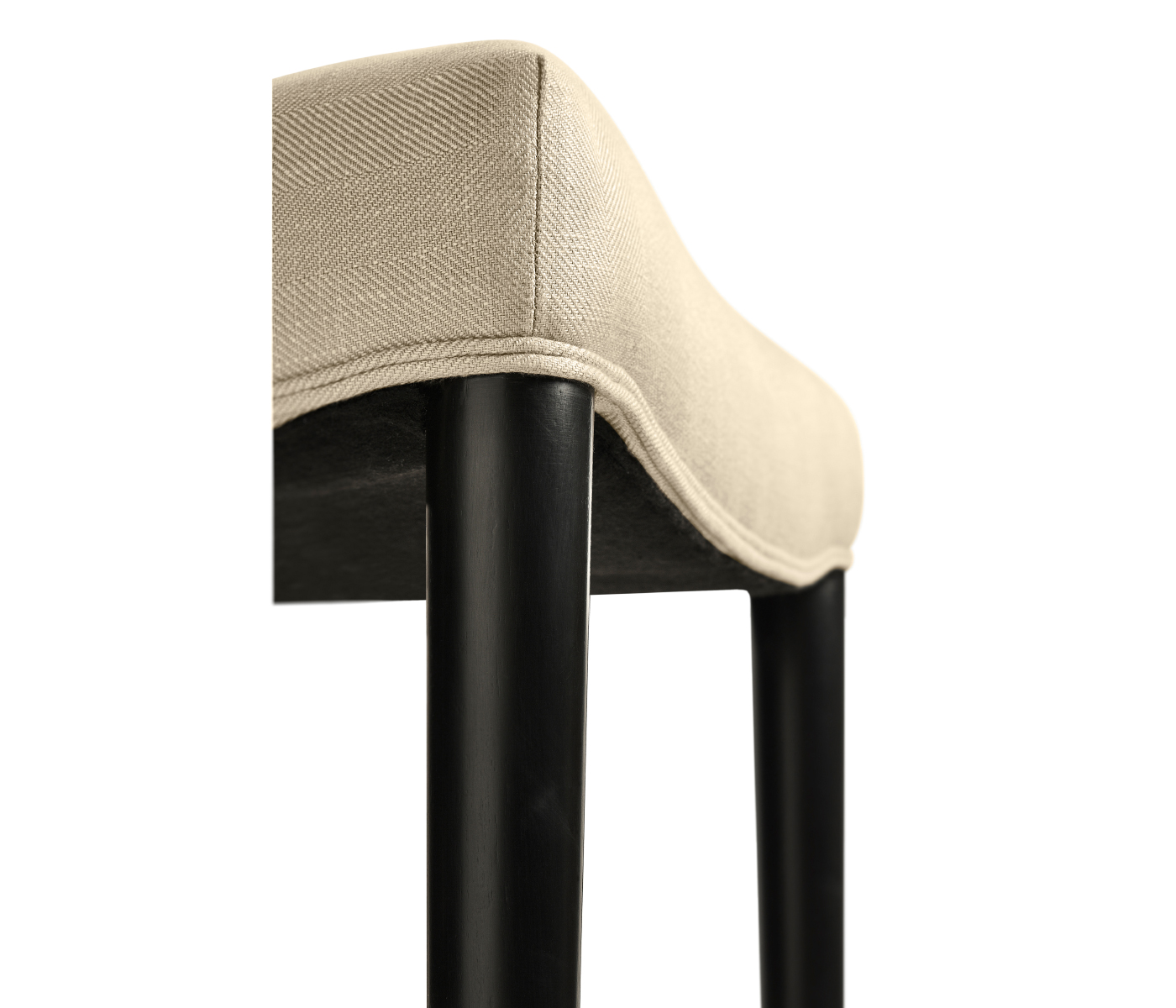 Black Painted Bar Stool