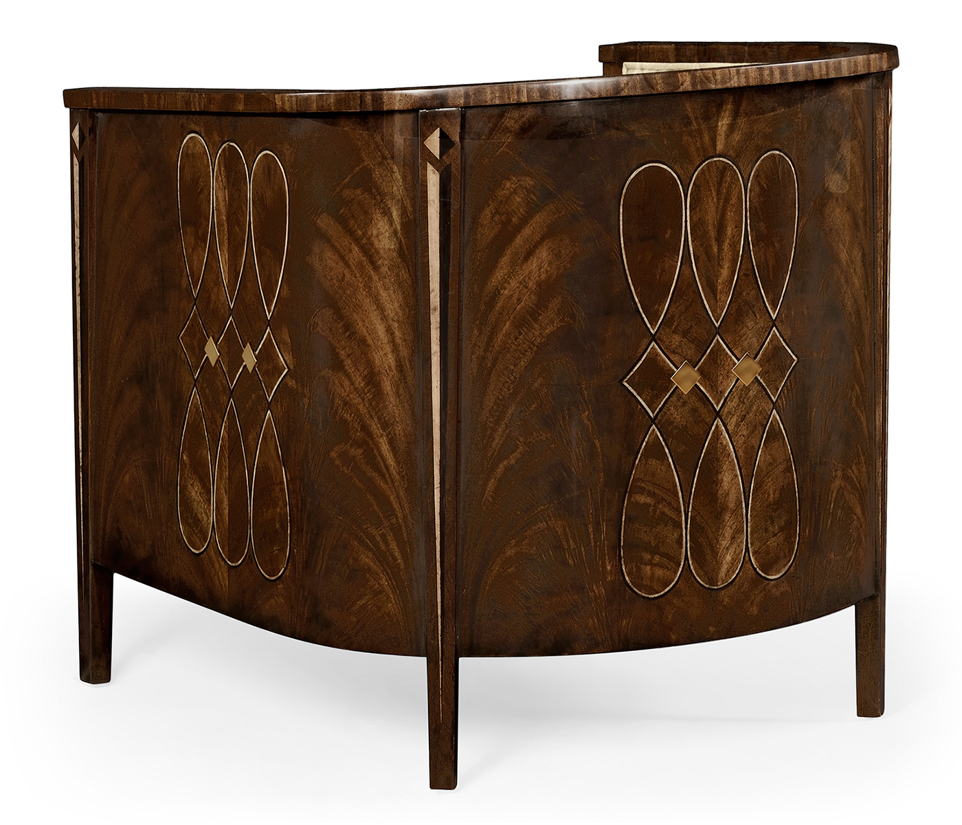 Knightbridge Antique Mahogany Tub Chair