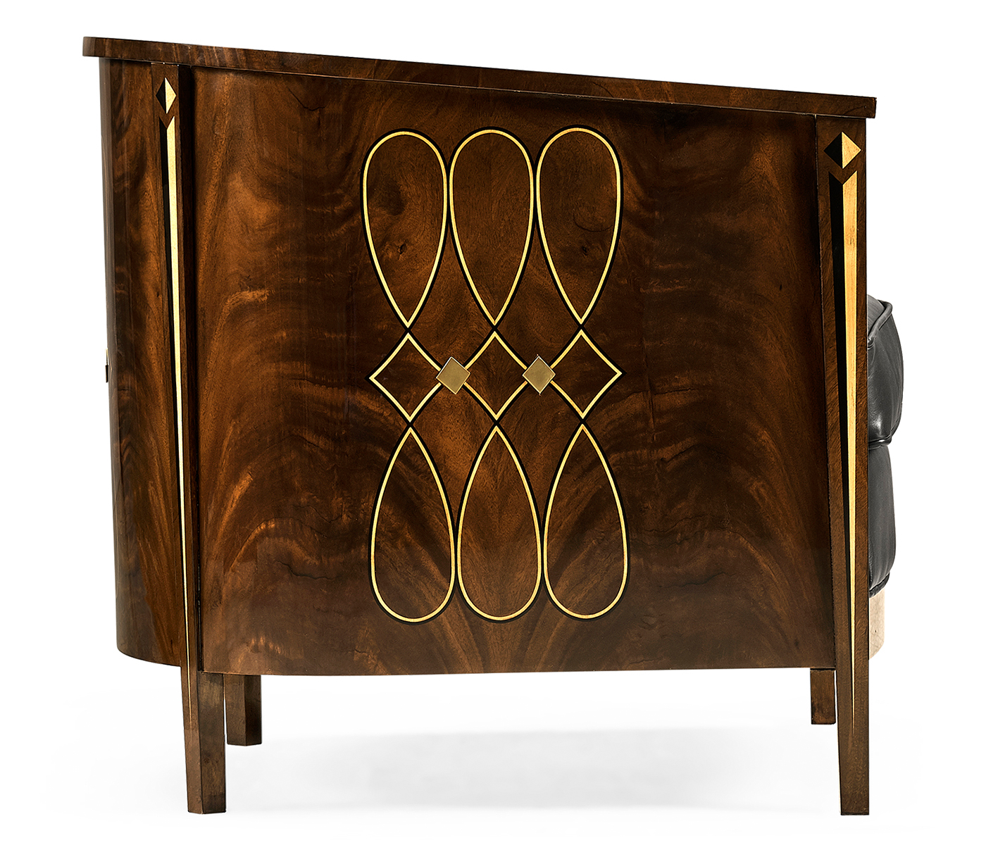 Knightbridge Antique Mahogany Tub Chair