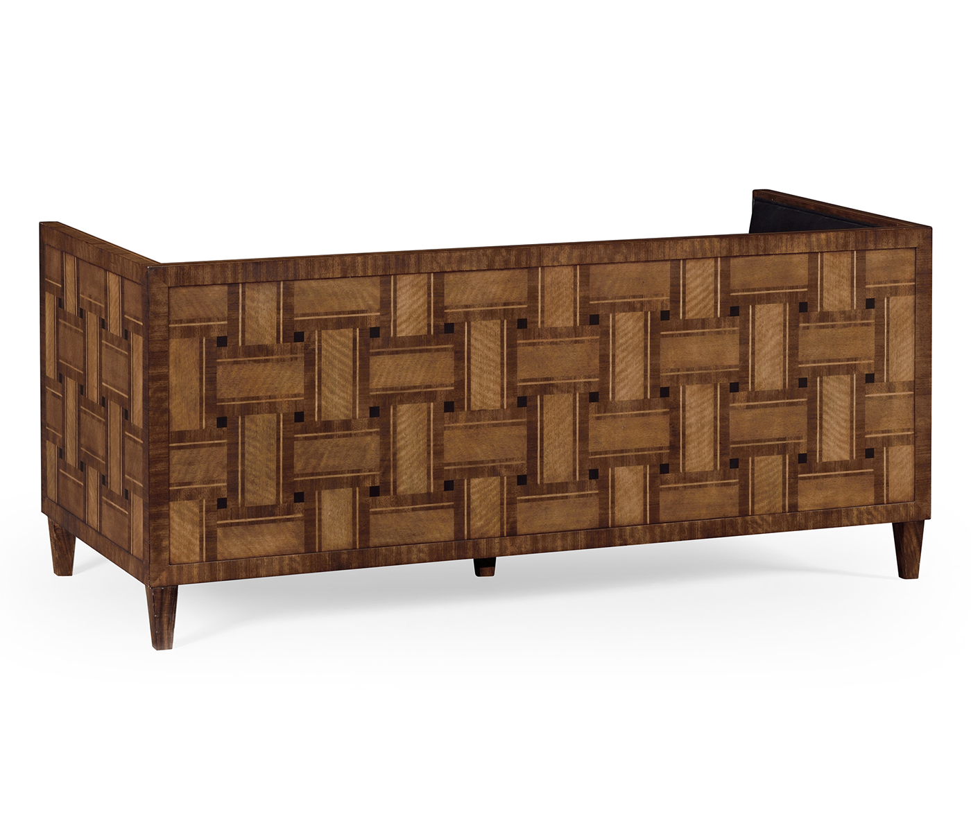 2.5 Seater Cosmo Sofa, Upholstered in Black Leather