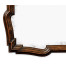 Rustic Walnut Antique Mirror