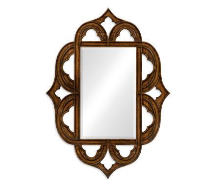 Rustic walnut  mirror