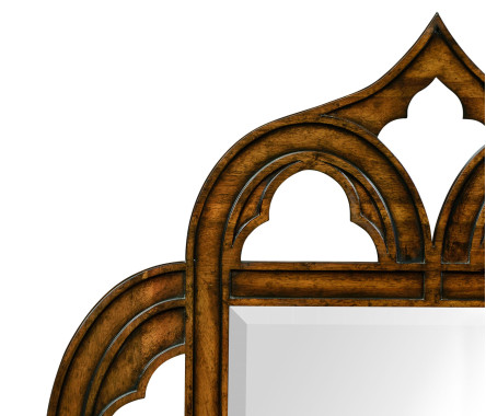 Rustic walnut  mirror