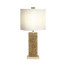 Herringbone Shell Inlaid Lamp