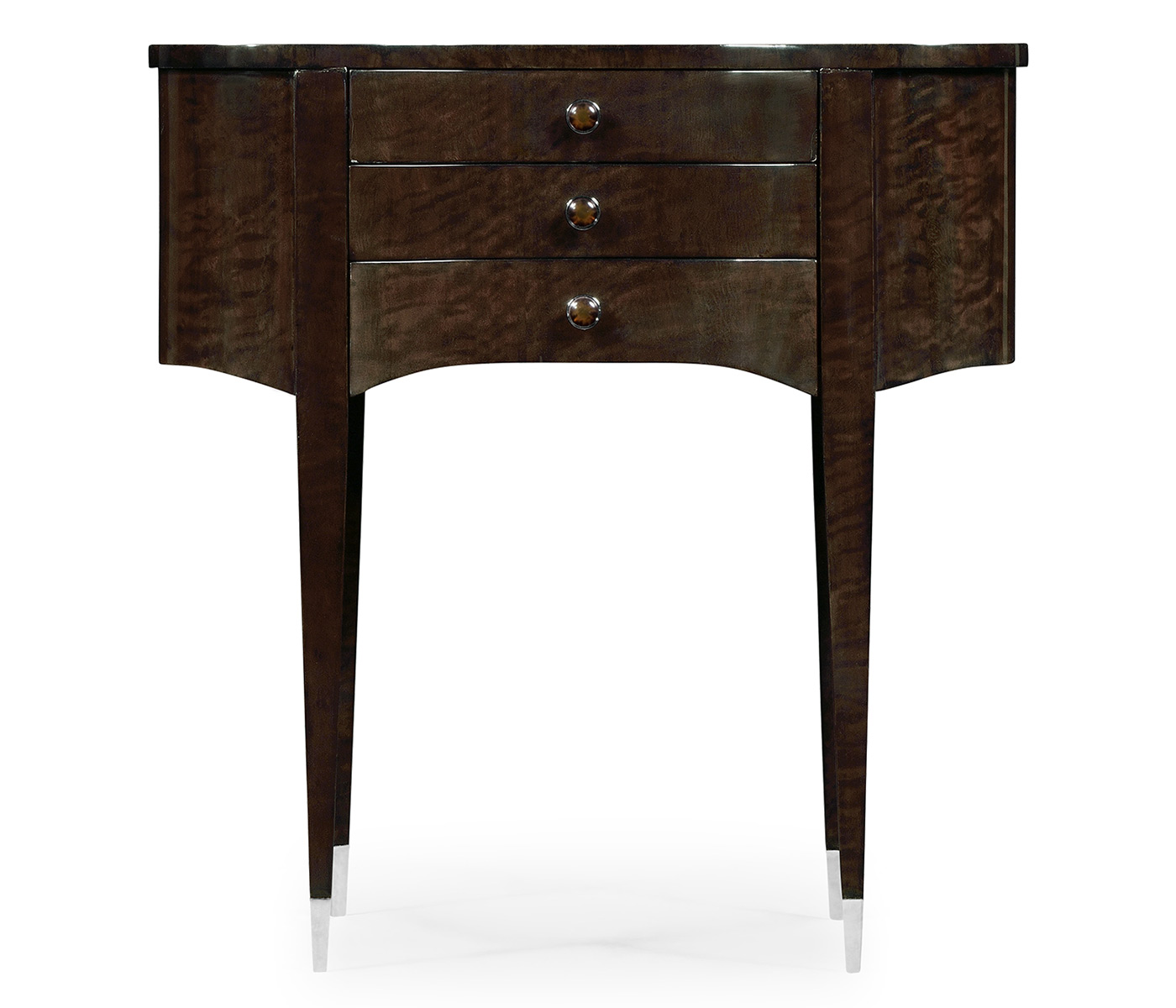 Black Eucalyptus Kidney Shaped Side Table