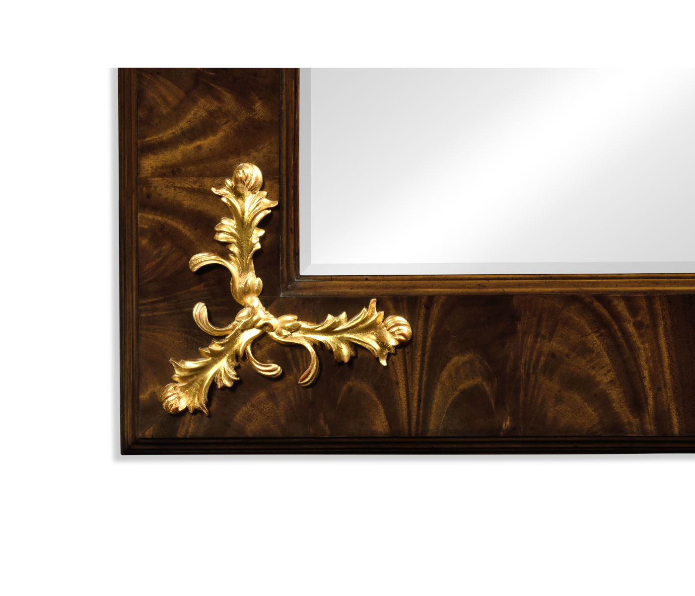 Hallway mirror with gilded carving