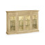 Champagne Four-Door Display Cabinet