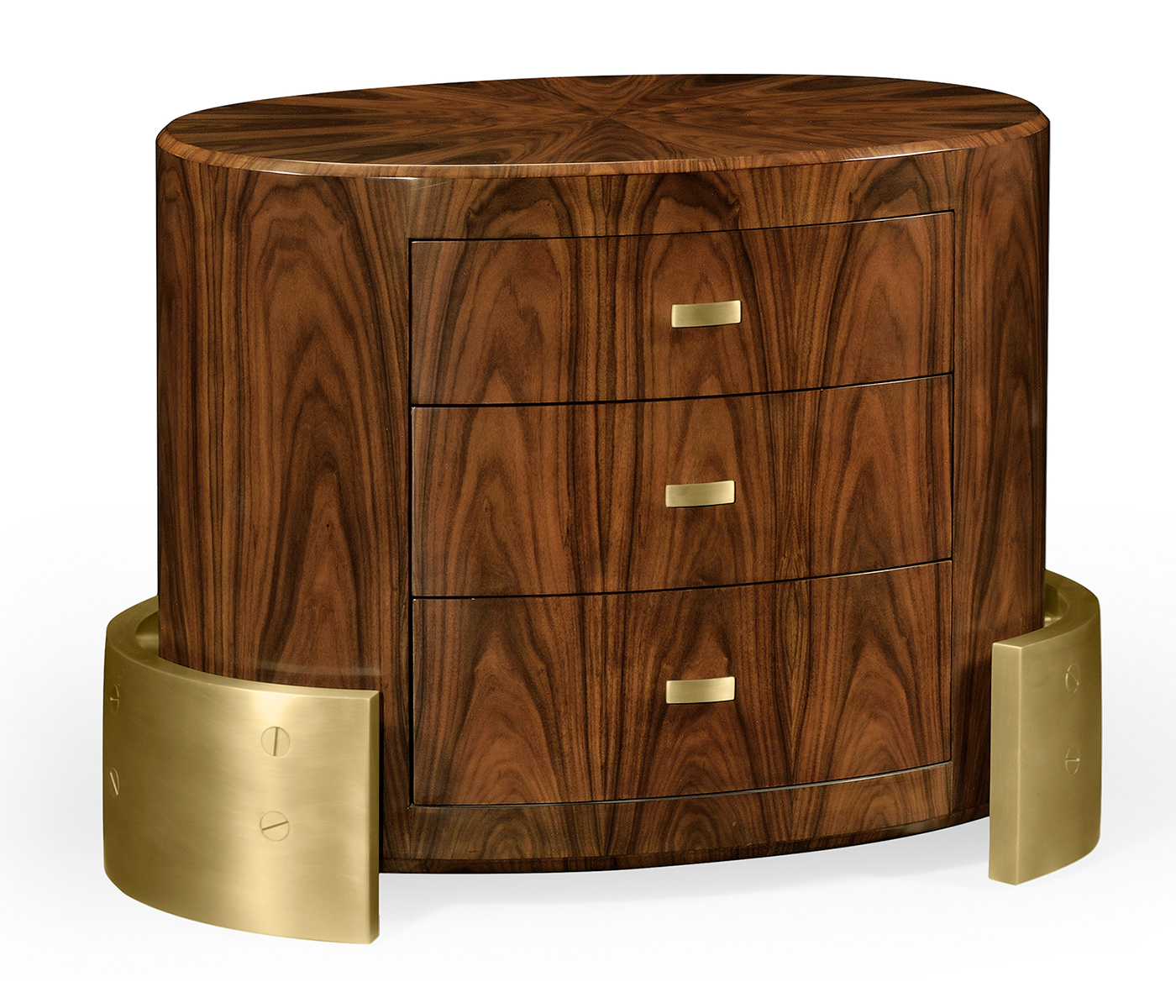 Small oval chest of drawers
