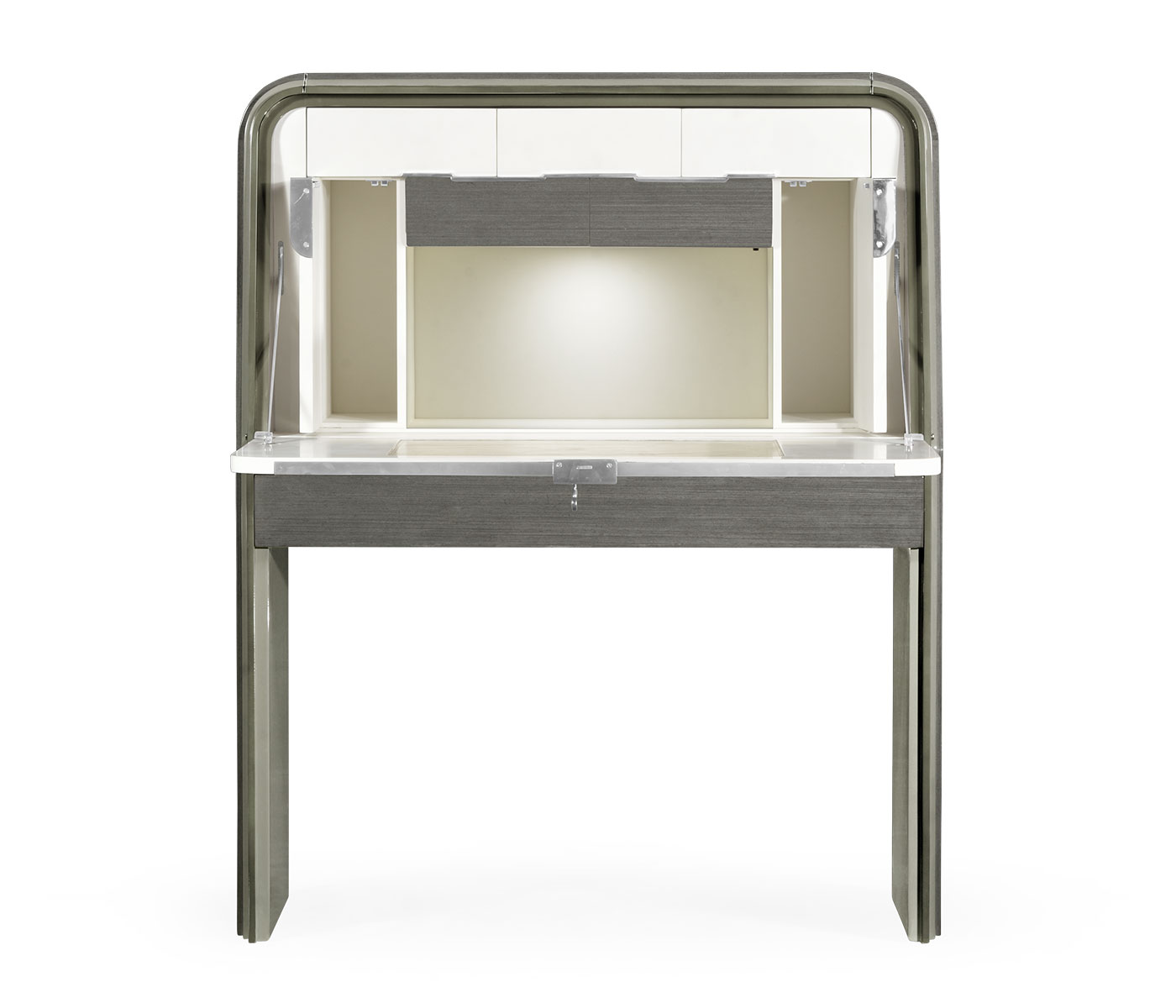 Grey Italian SecretaryS Desk