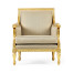 Antique Gold-leaf Occasional Chair