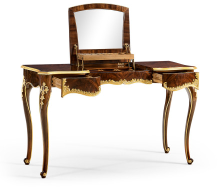 Dressing table with gilt carved detailling